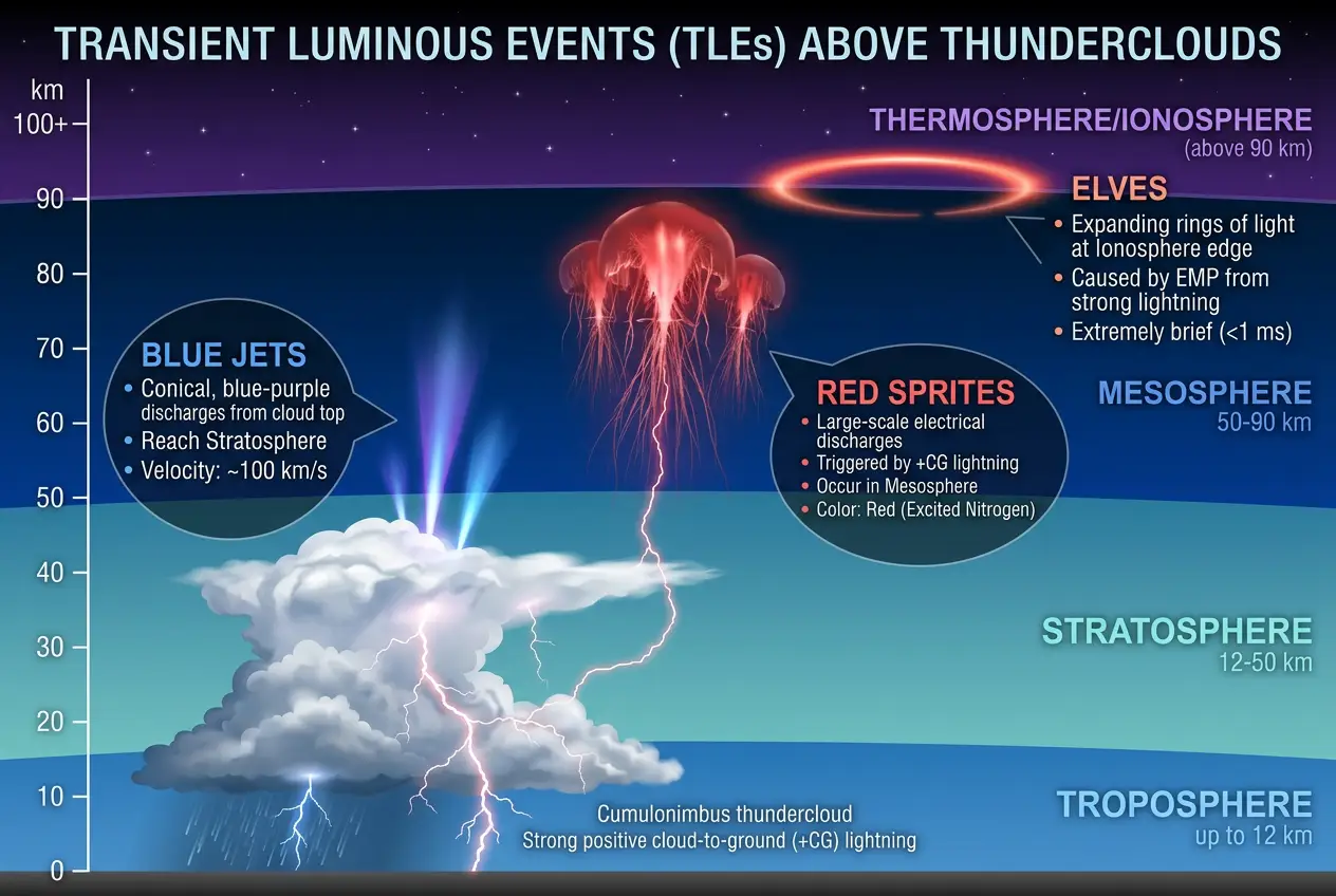Visual explanation of Giant Electrical Discharges: Earth's Hidden Power Grid?