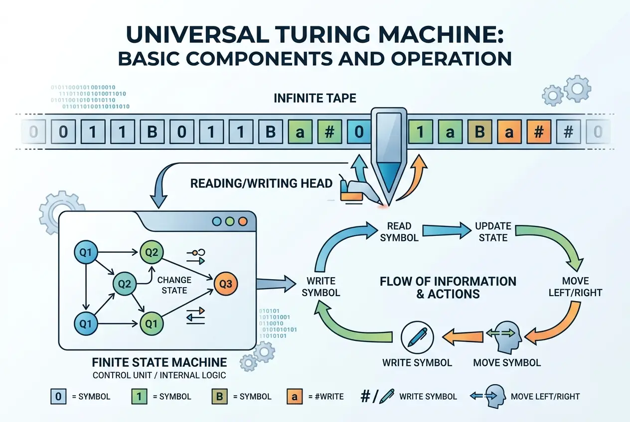 Visual explanation of Alan Turing: The Enigma Who Wired Our Digital Future