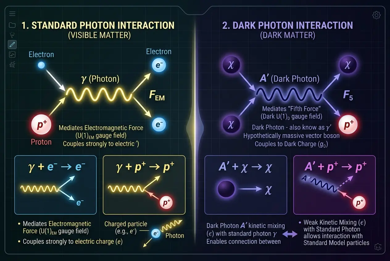 Visual explanation of What if Physics Missed a Fifth Universal Force?