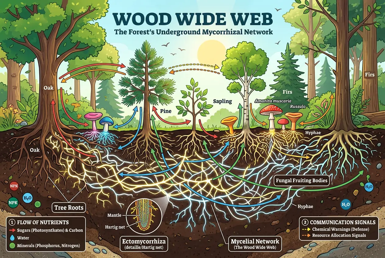 Visual explanation of Forest's Hidden Network: Can Trees 'Talk' Digitally?