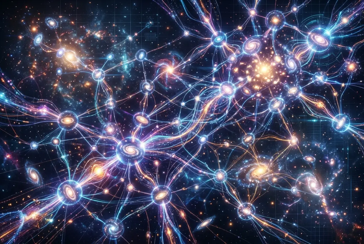 Visual explanation of Is Gravity a Cosmic Algorithm? Unveiling Its Code