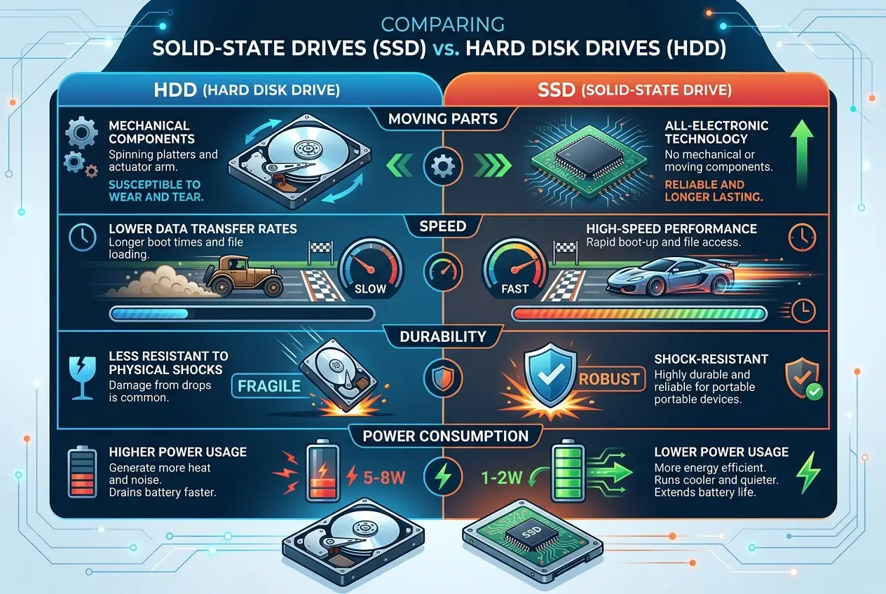 Visual explanation of Does Your SSD Erase Data Instantly? Flash Storage Truth!
