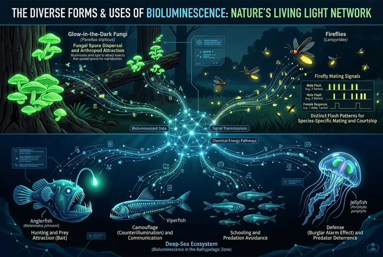 Visual explanation of Can Living Light Encode Cosmic Data?