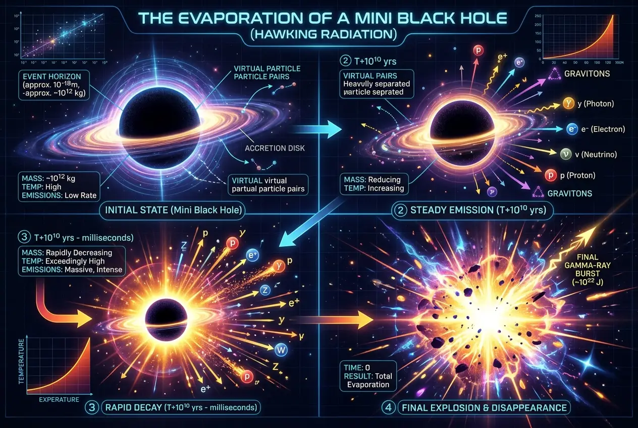 Visual explanation of Could Lab-Grown Black Holes Unlock New Physics?