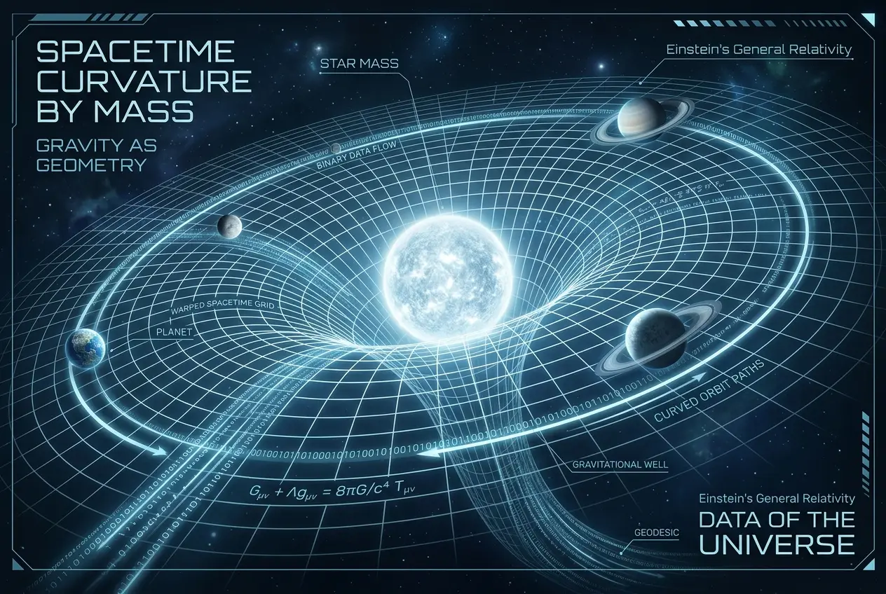 Visual explanation of Is Gravity a Cosmic Algorithm? Unveiling Its Code