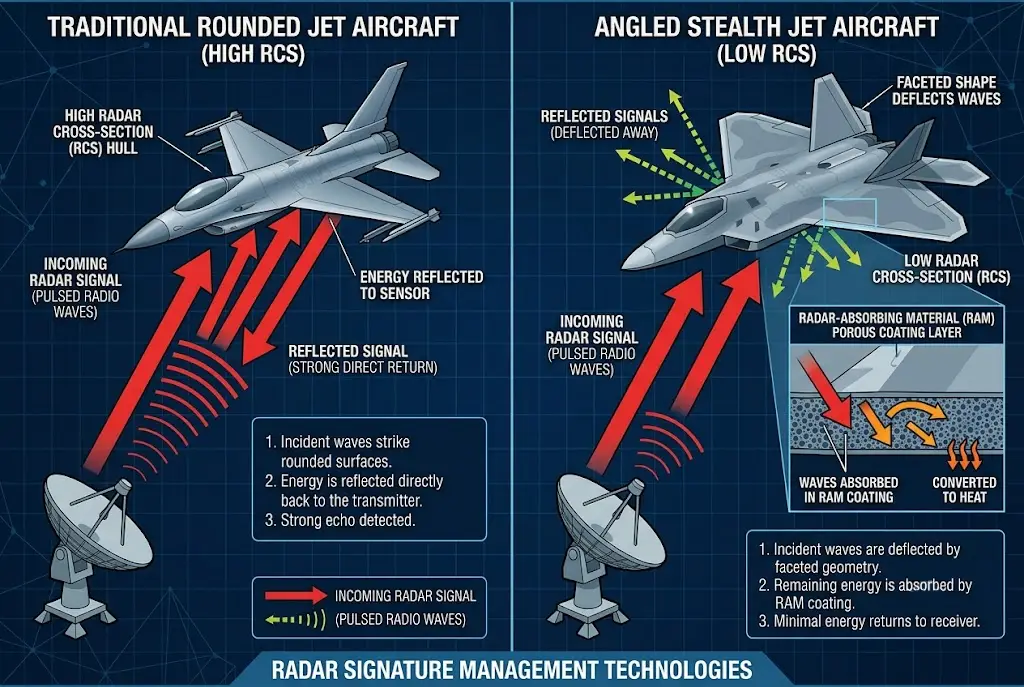 How Do Stealth Jets Become Invisible to Radar?