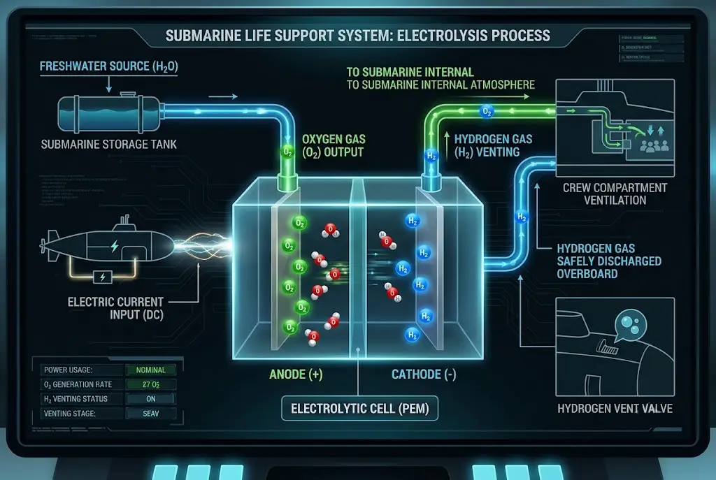 Can Submarines Create Unlimited Oxygen Under the Ocean?