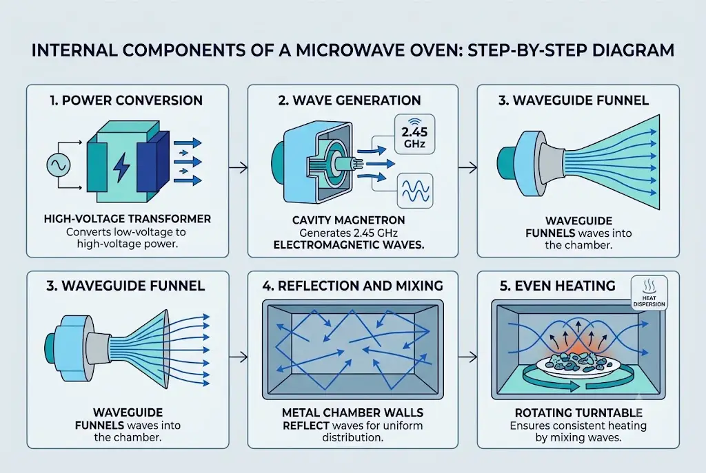 Why Do Microwaves Heat Food But Not the Plate?