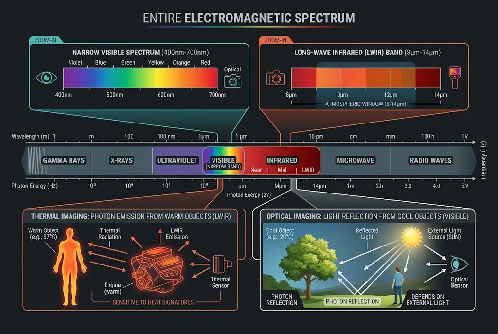 How Do Thermal Cameras See Heat in Total Darkness?