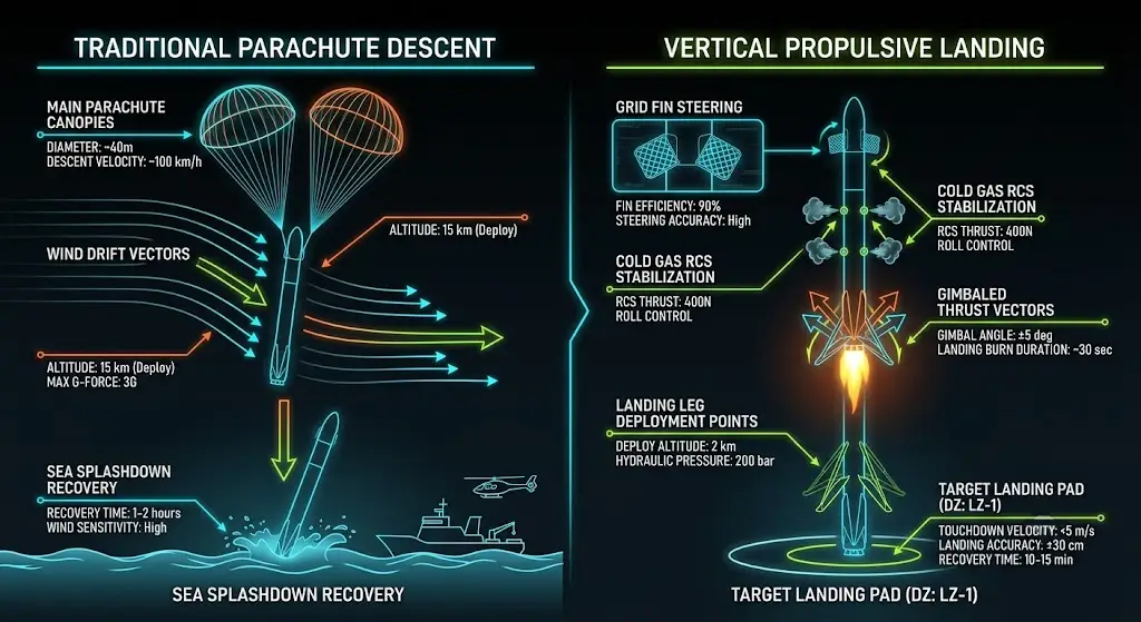 How Do SpaceX Rockets Land Vertically Without Crashing?