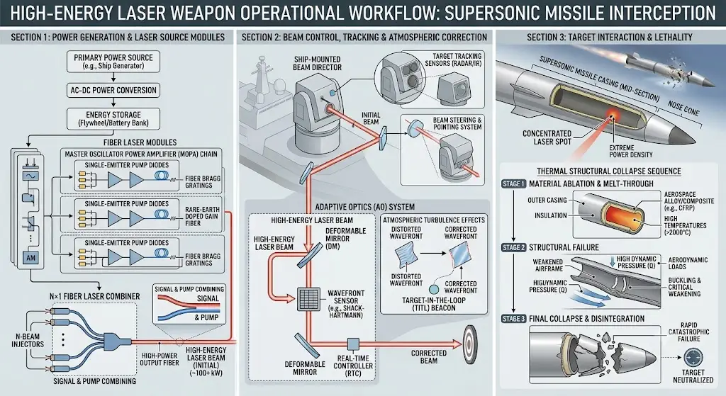 How Do Laser Weapons Shoot Down Supersonic Missiles?
